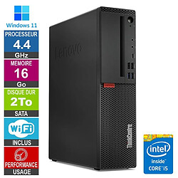 Lenovo M720s i5-9500 4.40GHz 16Go/2To Wifi W11 - Reconditionné