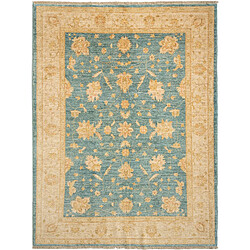 Vidal Tapis de laine 202x155 turquoise Kaizar 