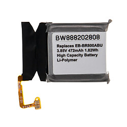 vhbw Batterie compatible avec Samsung Galaxy Watch 46mm smartwatch montre connectée bracelet fitness (472mAh, 3,85V, Li-polymère) 