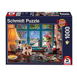 Schmidt Spiele Puzzle Puzzle romantique, 1000 pcs