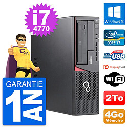 PC Fujitsu Esprimo E720 DT Intel i7-4770 RAM 4Go Disque Dur 2To Windows 10 Wifi · Occasion 