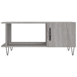 Acheter vidaXL Table basse sonoma gris 90x50x40 cm bois d'ingénierie