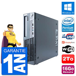 PC Lenovo M91p SFF Intel G630 RAM 16Go Disque Dur 2To Windows 10 Wifi · Occasion 