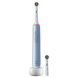 Oral-B - Pro 3 - Bleue - Brosse À Dents Électrique pas cher