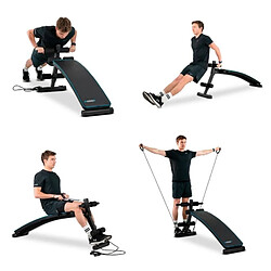 Sparraw Banc de Musculation ARTEMIS Appareil de fitness multifonction avec sangles de résistance et Hauteur réglable