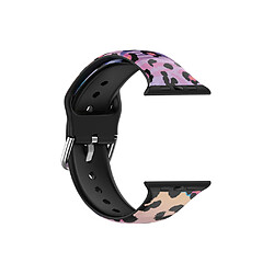 Eko Bracelet pour Apple Watch 38/40/41mm Leopard en TPU Abstract Multicolore