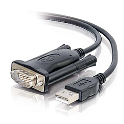 Cables To Go C2G 86887 adaptateur et connecteur de câbles USB-A DB9 Noir