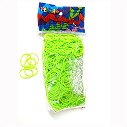 Rainbow Loom Recharge élastiques : Vert Fluo 