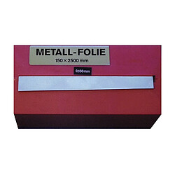 Fp Feuille métallique épaisseur 0025 mm acier longueur 2500 mm largeur 150 mm