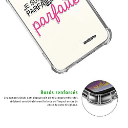 Acheter Coque iPhone 11 anti-choc souple avec angles renforcés transparente Je suis parfaitement parfaite Evetane