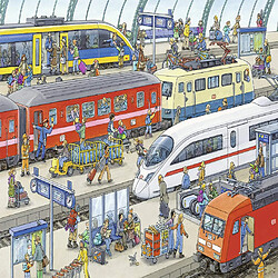 Avis Ravensburger - 09191 1 - Puzzle - Tumulte À La Gare - 2 x 24 Pièces