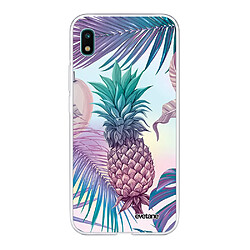 Evetane Coque Samsung Galaxy A10 360 intégrale avant arrière transparente Coque Samsung Galaxy A10 360 intégrale transparente Ananas Violet Tendance Evetane