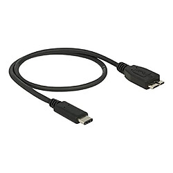 DELOCK 0.5M USB3.1 C - MICROUSB3.1 B (83676)