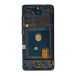 Ecran complet compatible avec Samsung Galaxy S20 FE SM-G780F bleu vitre tactile + Ecran LCD sur chassis -VISIODIRECT-