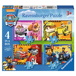 Ravensburger Puzzles de 12 à 24 pièces : 4 puzzles Pat'Patrouile (PAW Patrol) 