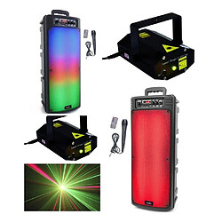 ENCEINTE SONO PORTABLE PARTY BLUETOOTH 800W MOBILE USB TWS LED RGB MSD TELECOMMANDE + MICRO FILAIRE + LASER MULTIPOINTS 