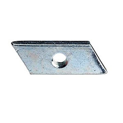 ecrou plat - 6 mm - pour montants standards spacial - thalassa - boite de 50 - schneider electric nsyfnm6 