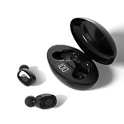 Universal Casque Bluetooth sans fil avec microphone pour Samsung (noir)