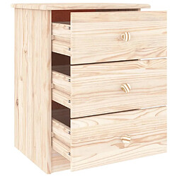 Avis vidaXL Table de chevet ALTA 41x35x55,5 cm bois de pin massif