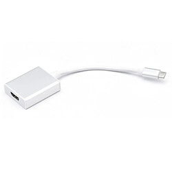 iLike HD2 USB-C Plug to HDMI 4K Femelle Audio & Vidéo Câble Adaptateur 10 cm - Convertisseur Blanc