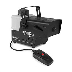 Beamz Rage 600 Machine à fumée 600W 65m³/mn réservoir 0,5l télécommande filaire BeamZ 