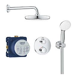 GROHE - Set de douche à encastrer double sorties Grohtherm 1000