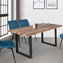 Idmarket Table DAKOTA pieds U 160 cm