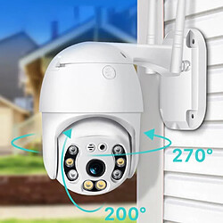 Avis Tech Discount TD® Camera Surveillance Wifi Extérieure 1080P Couleur IP360° Etanche IP65 sécurité IP sans Fil capteur Alerte d'activité Vision Noct