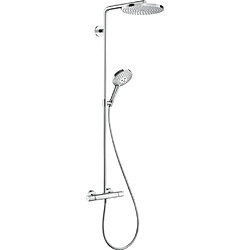 Hansgrohe - Colonne de douche Raindance Select S 240 mm 1 jet avec mitigeur thermostatique chromé 