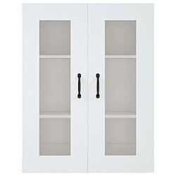 Avis Maison Chic Armoire murale suspendue,Meuble de Rangement pour salon,cuisine Blanc 69,5x34x90 cm -MN66178