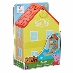 Ludendo Peppa Pig - Maison Classique en Bois avec 2 personnages