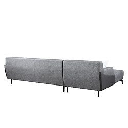 Canapé Méridienne à Gauche 3 Places Puglia Pärumm 300/175x95x80 cm Gris Coussins