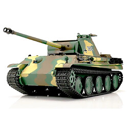 Amewi Tank RC Char German Panther PanzerKampfwagen V 1/16 ème IR Billes Son et Fumée