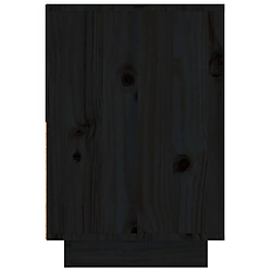 Acheter Maison Chic Table de chevet - Table de Nuit Noir 60x34x51 cm Bois de pin solide