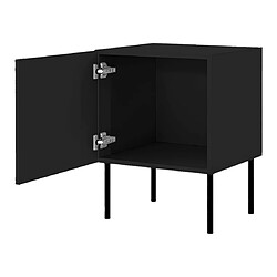 Avis Bestmobilier Lavaggi - table de chevet - noir - 45 cm