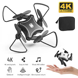 Acheter KY902 Mini Drone Avec 4K HD caméra pliant Drone Quadcopter cadeau de Noël Jouet Noir