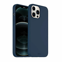 Riffi Coque Riff Thin & Soft en silicone avec intérieur en fibre douce pour Apple iPhone 14 Pro Bleu pas cher