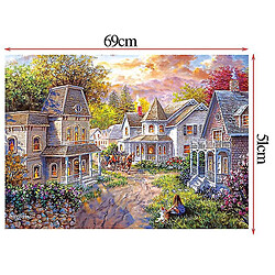 Universal 1000 pièces Puzzle Town Puzzle Jouets éducatifs Adultes Enfants Apprendre Cadeaux