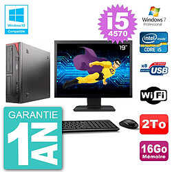 PC Fujitsu Esprimo E520 Ecran 19" i5-4570 RAM 16Go 2To Graveur DVD Wifi W7 · Occasion 