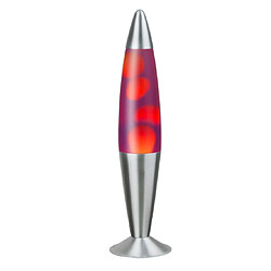 Lampe à lave Rabalux Lollipop2, lavalamp E14 25W , orange-violet - lampe décorative 