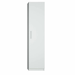 Acheter Inside 75 Composition armoire lit horizontale STRADA-V2 gris / blanc mat façade armoire-lit blanc brillant 1 colonne 140*200 cm