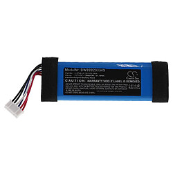 vhbw Batterie remplacement pour JBL 02-553-3494, GSP872693, L0748-LF pour enceinte, haut-parleurs (3000mAh, 3,7V, Li-polymère)