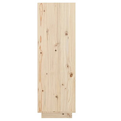 Avis vidaXL Armoire à chaussures 30x34x105 cm bois de pin massif