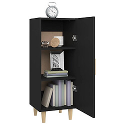 Avis vidaXL Buffet Noir 34,5x34x90 cm Bois d'ingénierie