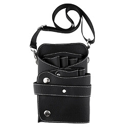 coupe de cheveux pu coupe ciseaux cisailles outils étui sac 20x12cm noir