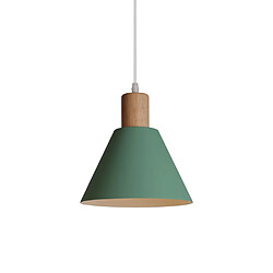 Stoex Suspension Lustre de Style Rétro Lustre Moderne Plafonnier Nordique Minimaliste (Vert) Pour Luminaires D'Intérieur, Ferme, Café, Bar, Cuisine 