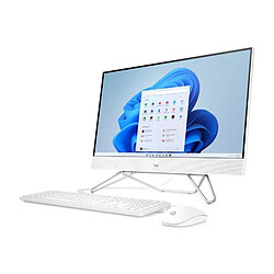 PC de bureau HP All-in-One 24-cb0151nf -23,8FHD - AMD Ryzen 5 5500U - RAM 8Go DDR4 - 512Go SSD - Windows 11 + Clavier et souris - Reconditionné