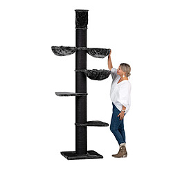 RHR Quality Arbre à chat Maine Coon Tower PLUS Blackline Dark Grey