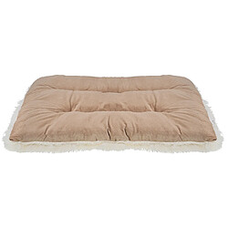 Acheter Beliani Lit pour chien en velours beige 60 x 45 cm ERGANI