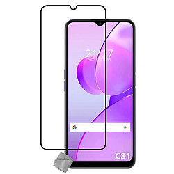 Htdmobiles Film de protection vitre verre trempe incurve integral pour Realme C31 - NOIR Film de protection verre trempe incurve integral pour Realme C31 - NOIR